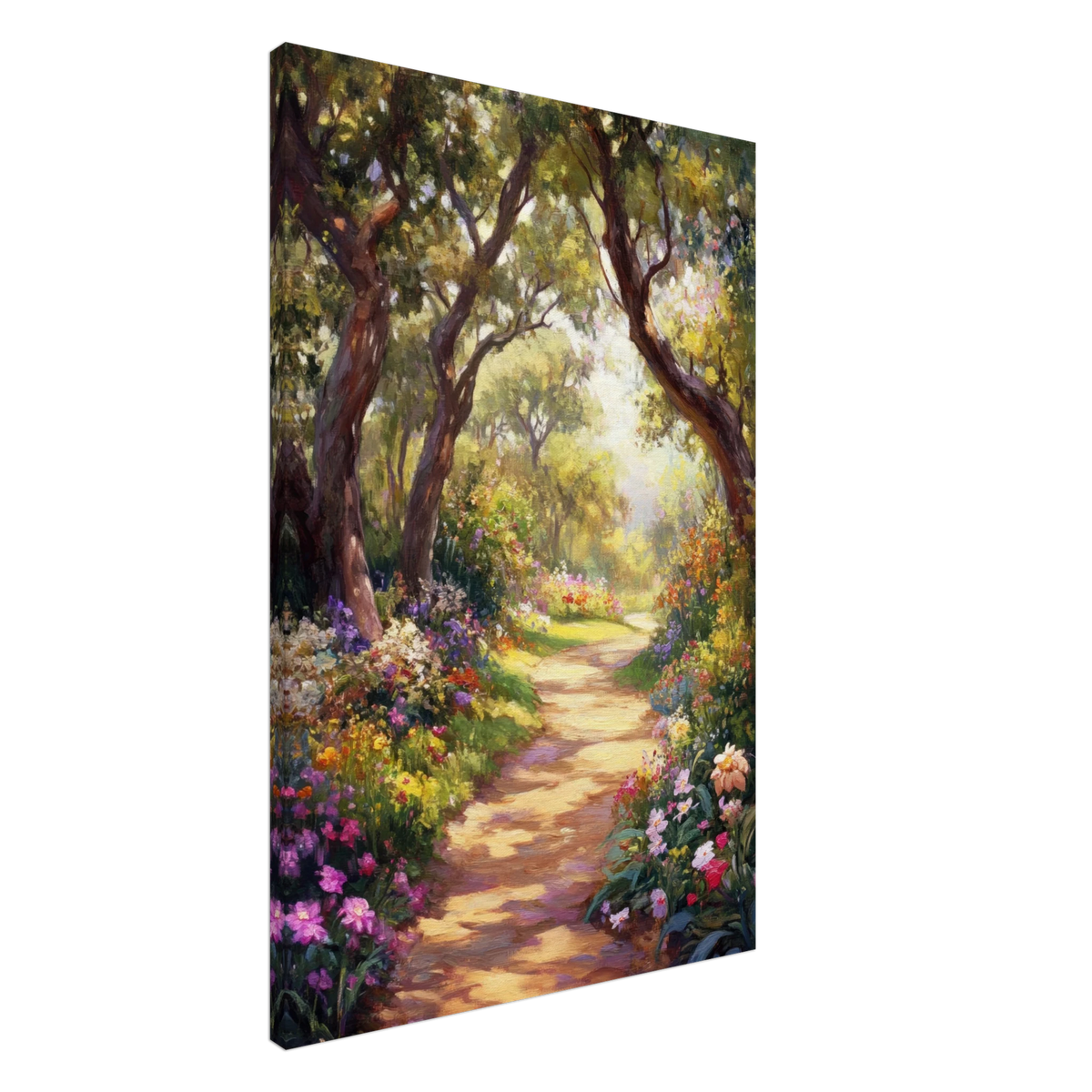 Sunlit Garden Path A meandering pathway through 2 - Shop Ai Art WebShop - Digital Art online Store