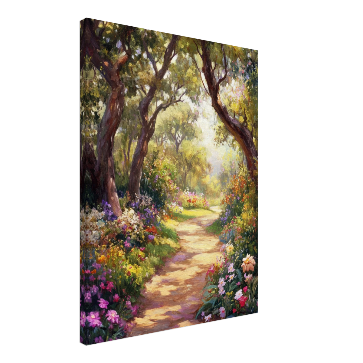 Sunlit Garden Path A meandering pathway through 2 - Shop Ai Art WebShop - Digital Art online Store