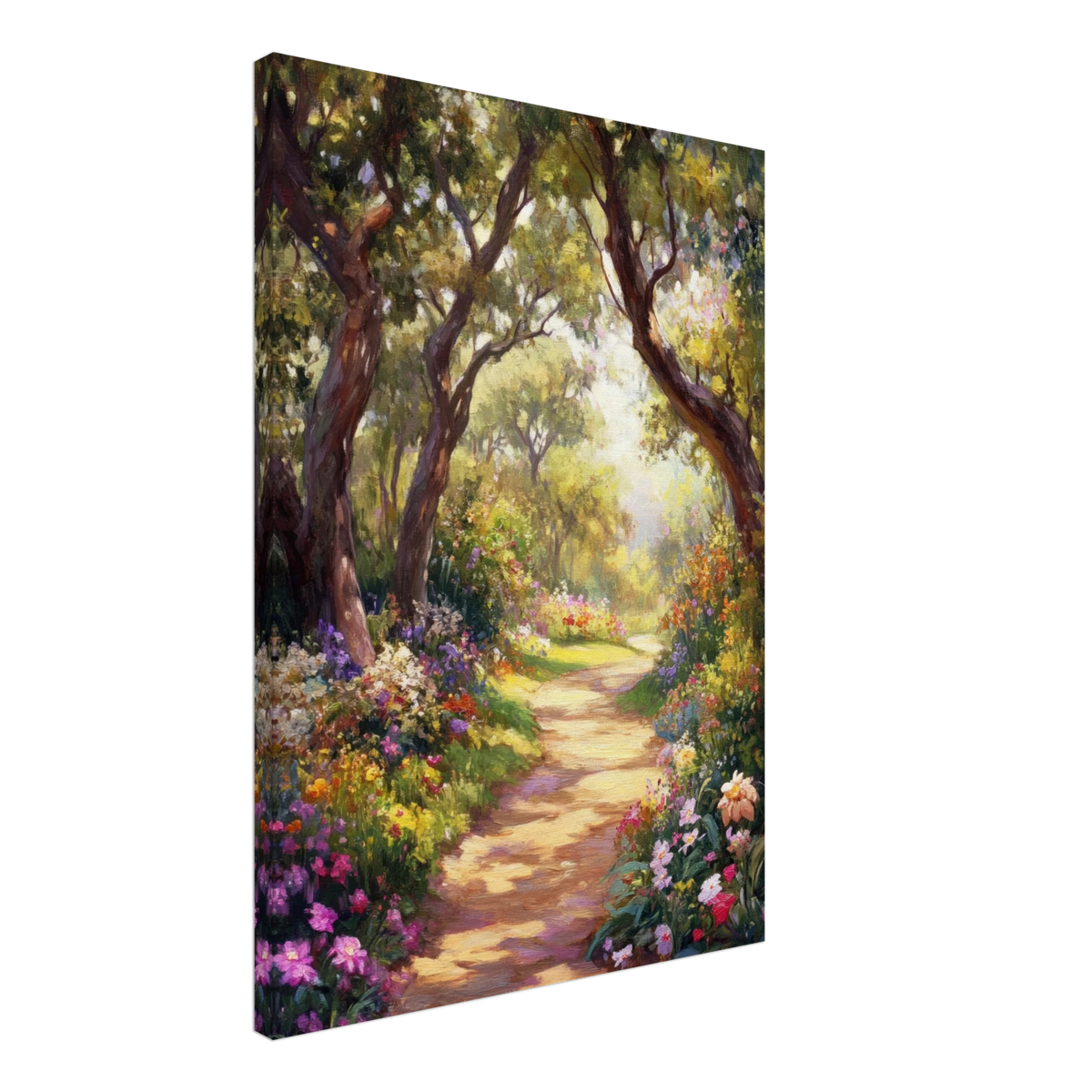 Sunlit Garden Path A meandering pathway through 2 - Shop Ai Art WebShop - Digital Art online Store