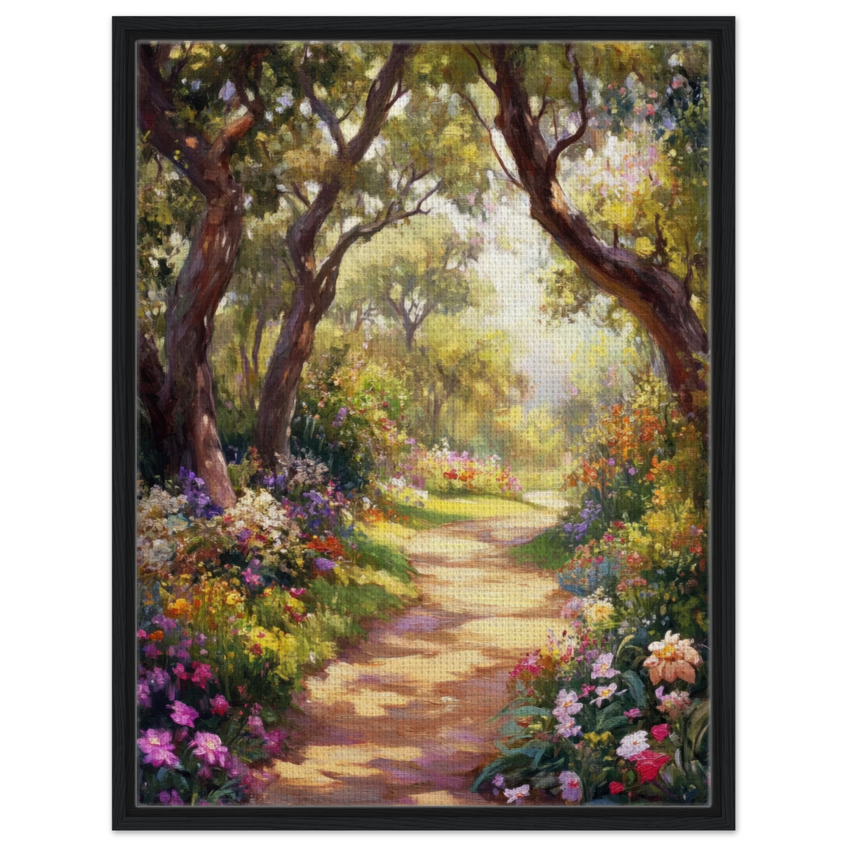 Sunlit Garden Path A meandering pathway through 2 - Shop Ai Art WebShop - Digital Art online Store