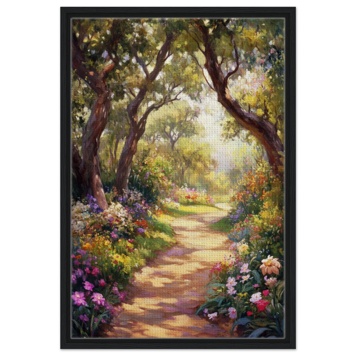 Sunlit Garden Path A meandering pathway through 2 - Shop Ai Art WebShop - Digital Art online Store