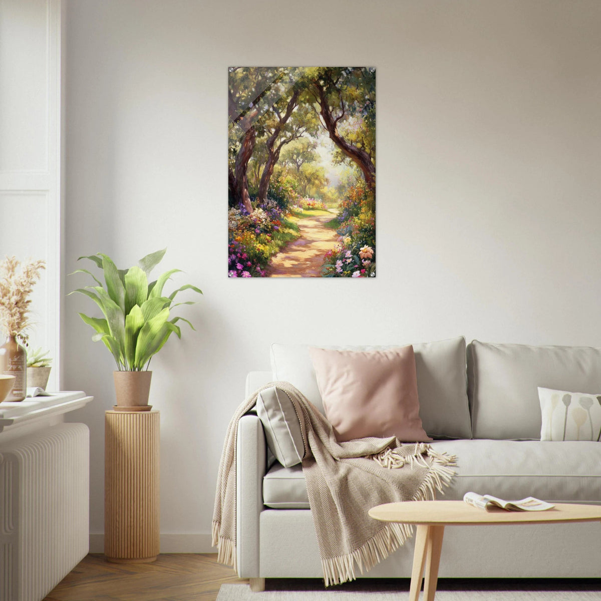 Sunlit Garden Path A meandering pathway through 2 - Shop Ai Art WebShop - Digital Art online Store