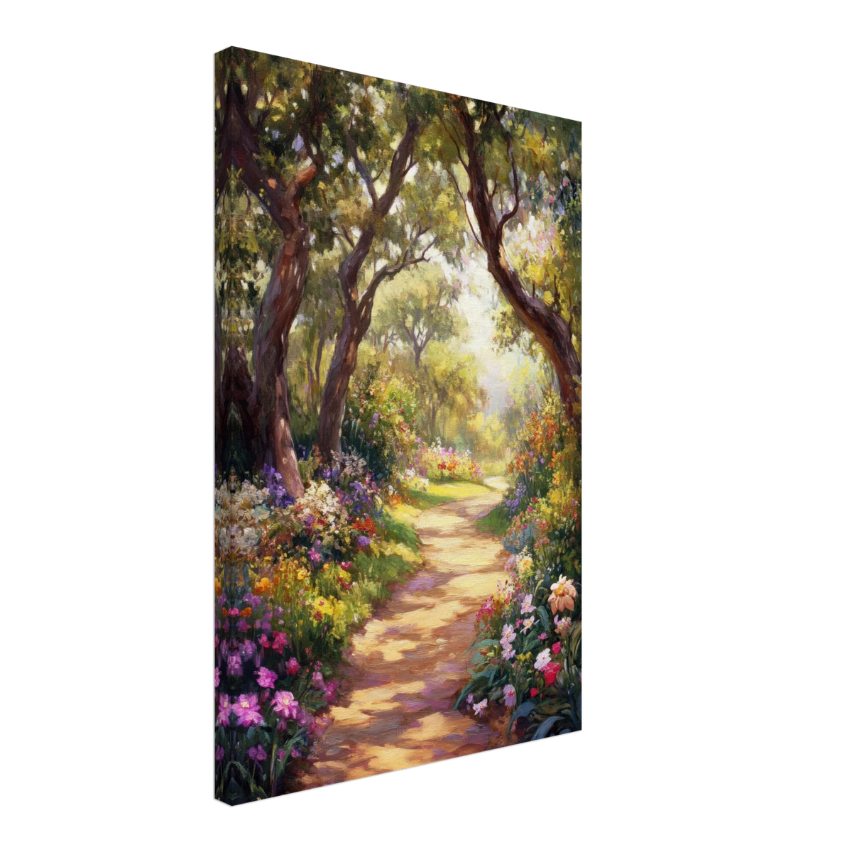 Sunlit Garden Path A meandering pathway through 2 - Shop Ai Art WebShop - Digital Art online Store