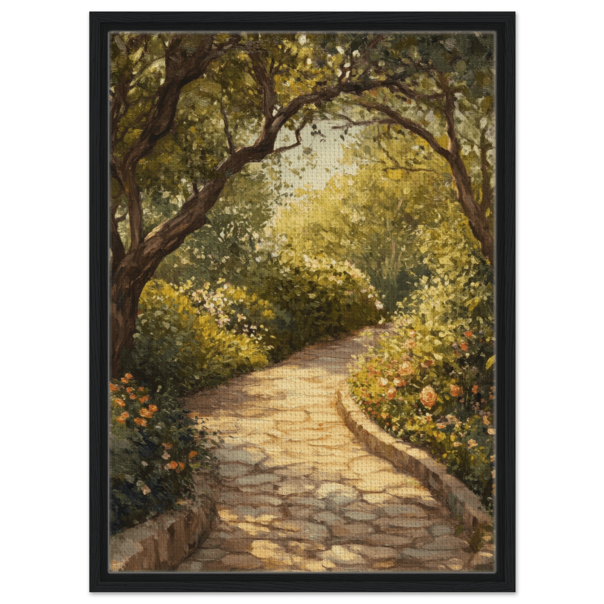 Sunlit Garden Path A meandering pathway through - Shop Ai Art WebShop - Digital Art online Store