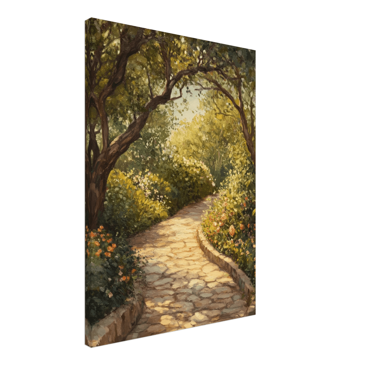 Sunlit Garden Path A meandering pathway through - Shop Ai Art WebShop - Digital Art online Store