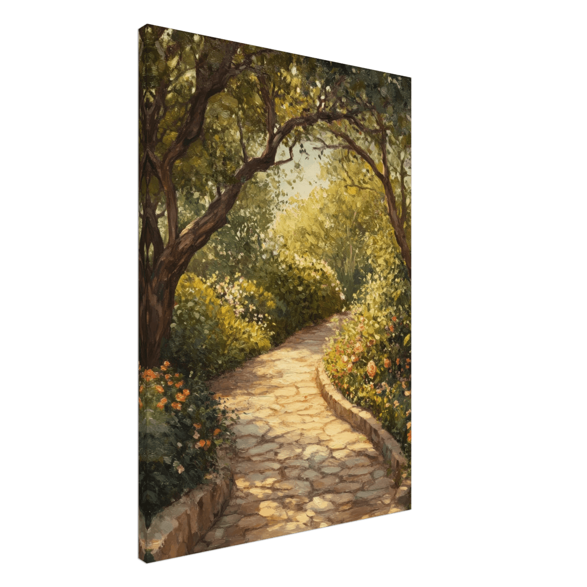 Sunlit Garden Path A meandering pathway through - Shop Ai Art WebShop - Digital Art online Store