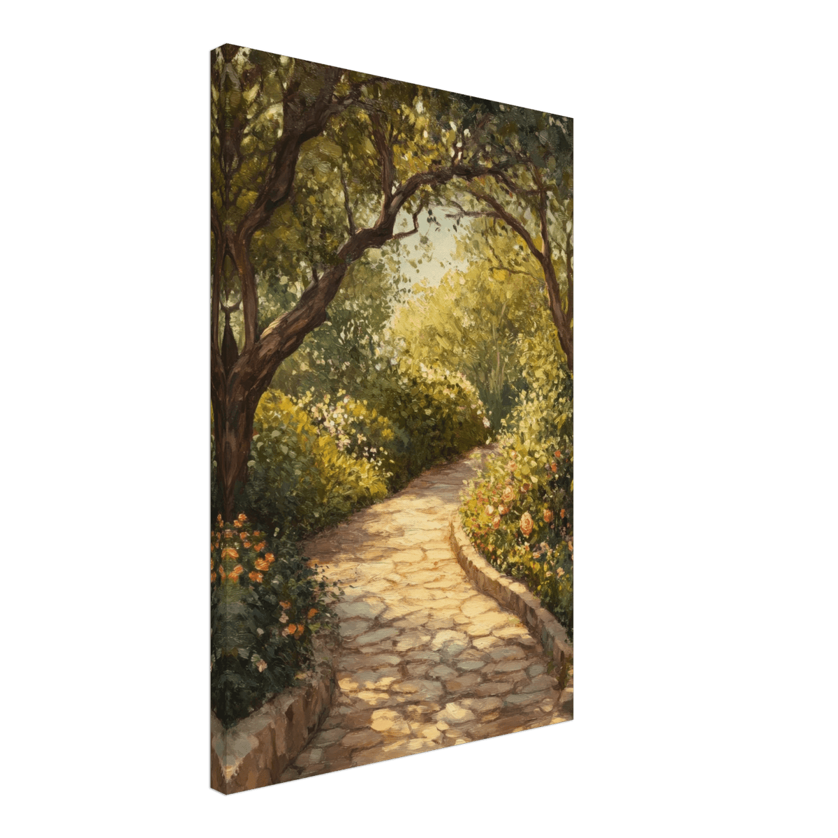 Sunlit Garden Path A meandering pathway through - Shop Ai Art WebShop - Digital Art online Store