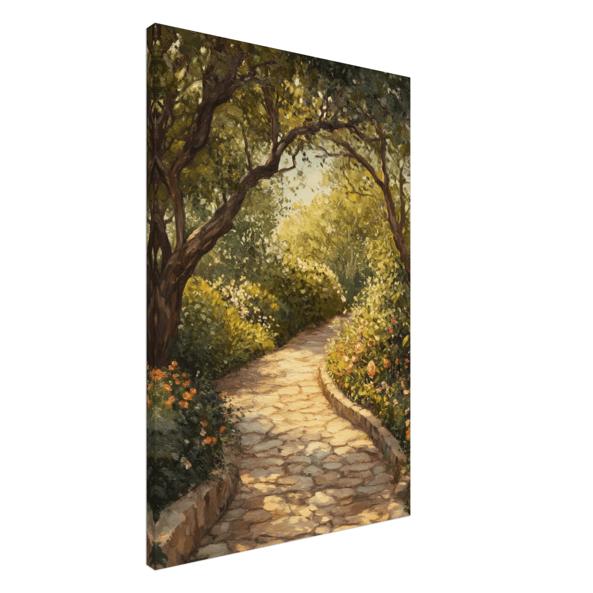 Sunlit Garden Path A meandering pathway through - Shop Ai Art WebShop - Digital Art online Store