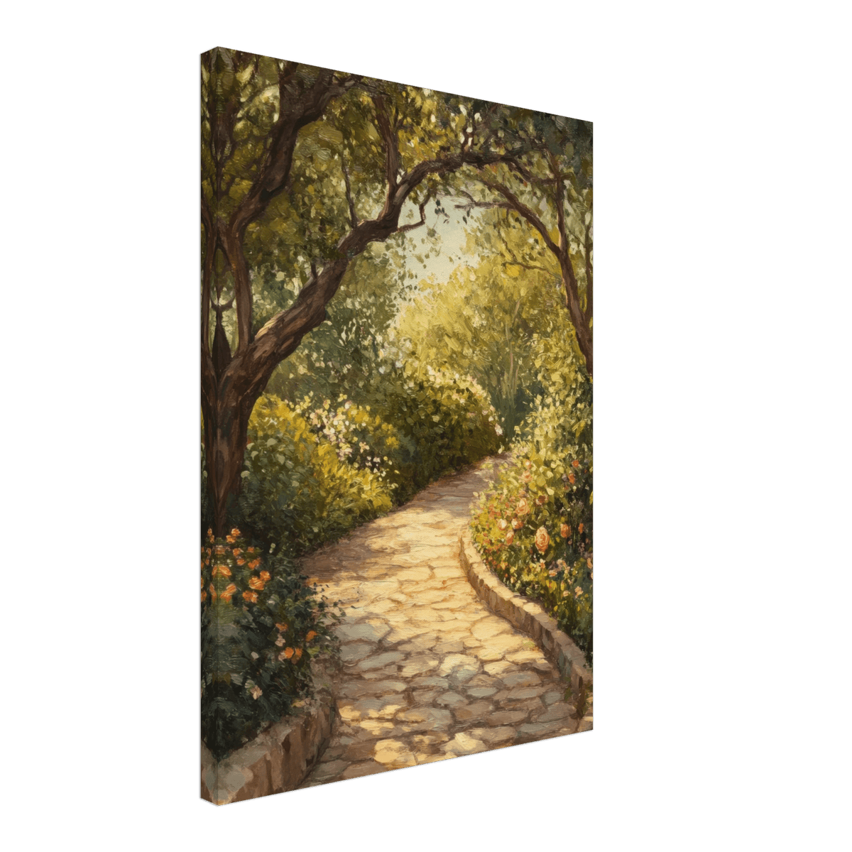 Sunlit Garden Path A meandering pathway through - Shop Ai Art WebShop - Digital Art online Store