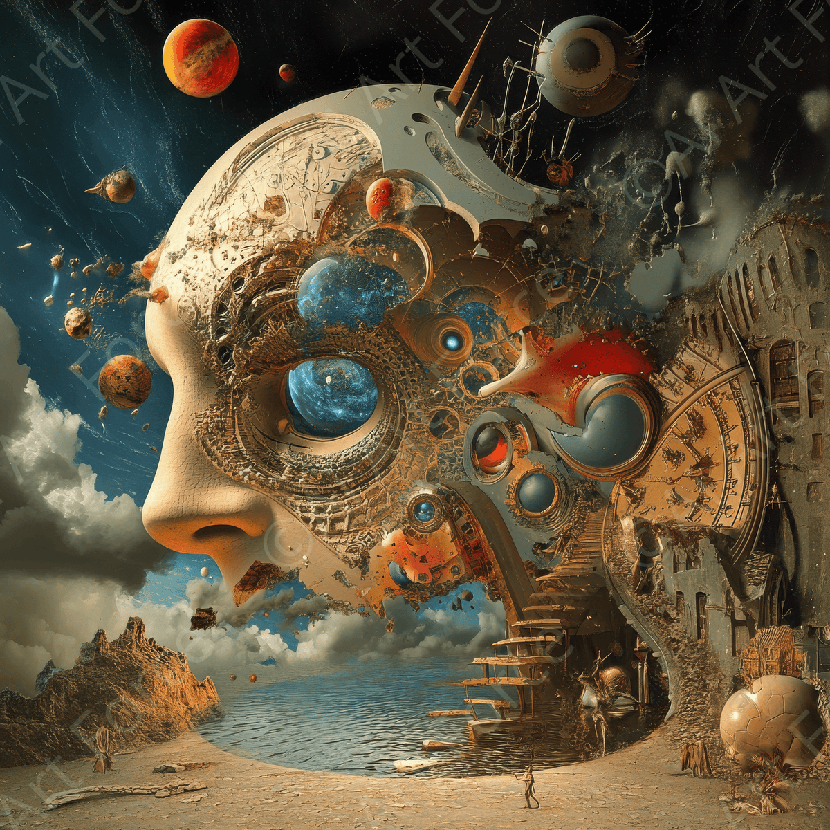 Surrealistic art style 3 - Shop Ai Art WebShop - Digital Art online Store