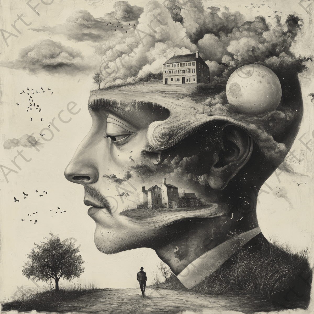 Surrealistic art style 6 - Shop Ai Art WebShop - Digital Art online Store