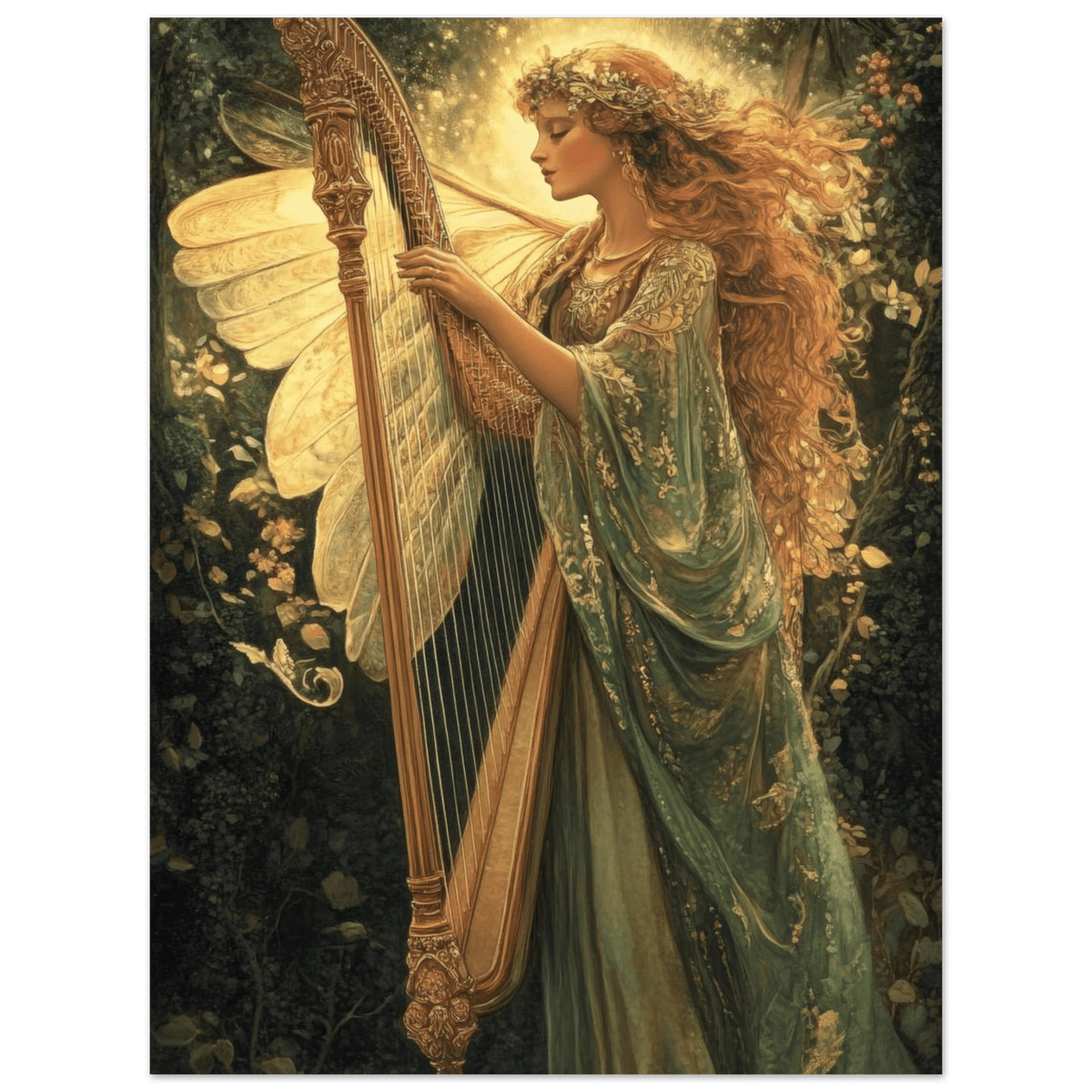 The Enchanted Minstrel of the Fae Court Art You 6 - Shop Ai Art WebShop - Digital Art online Store