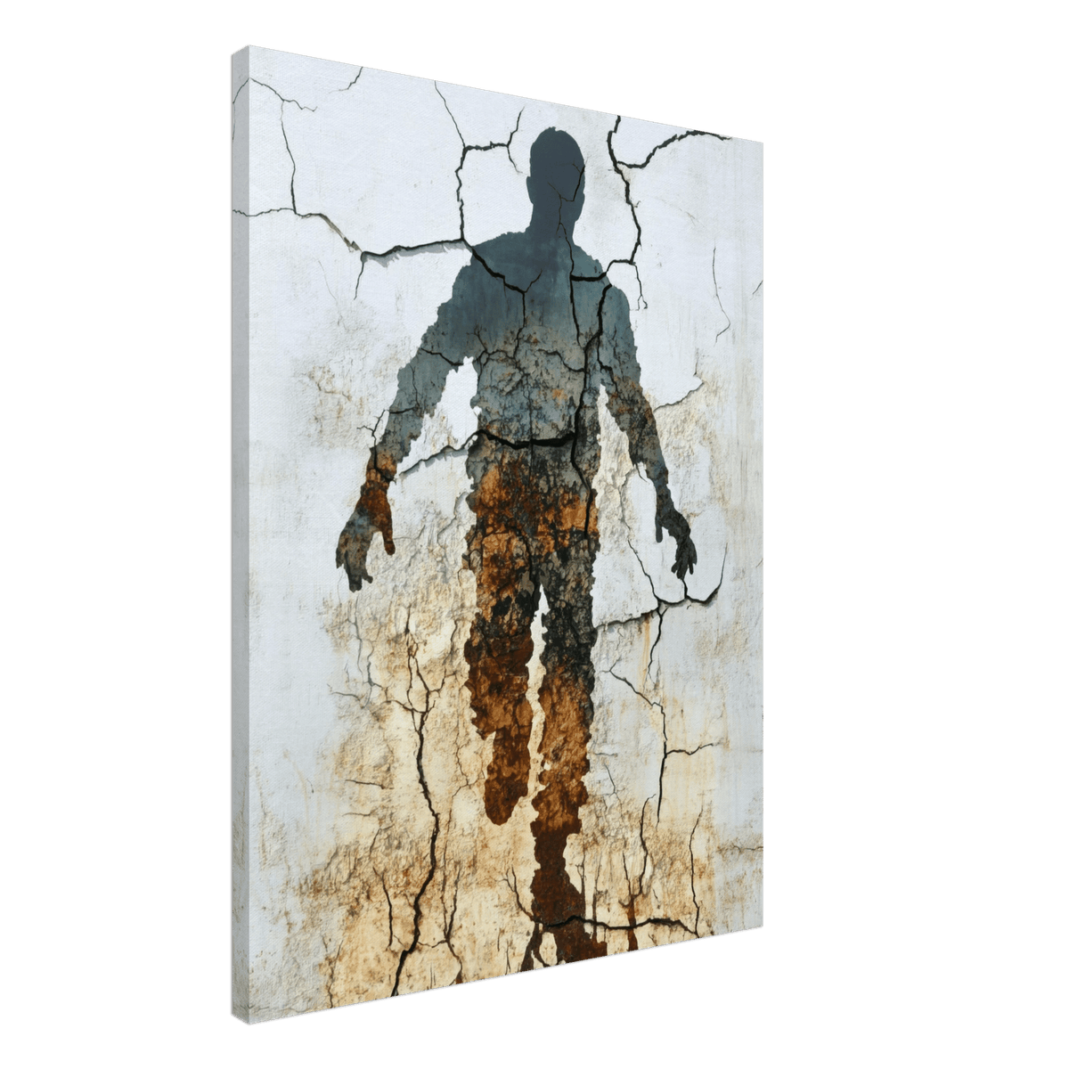 The Erosion of Thought Layers of cracked peeling 3 - Shop Ai Art WebShop - Digital Art online Store