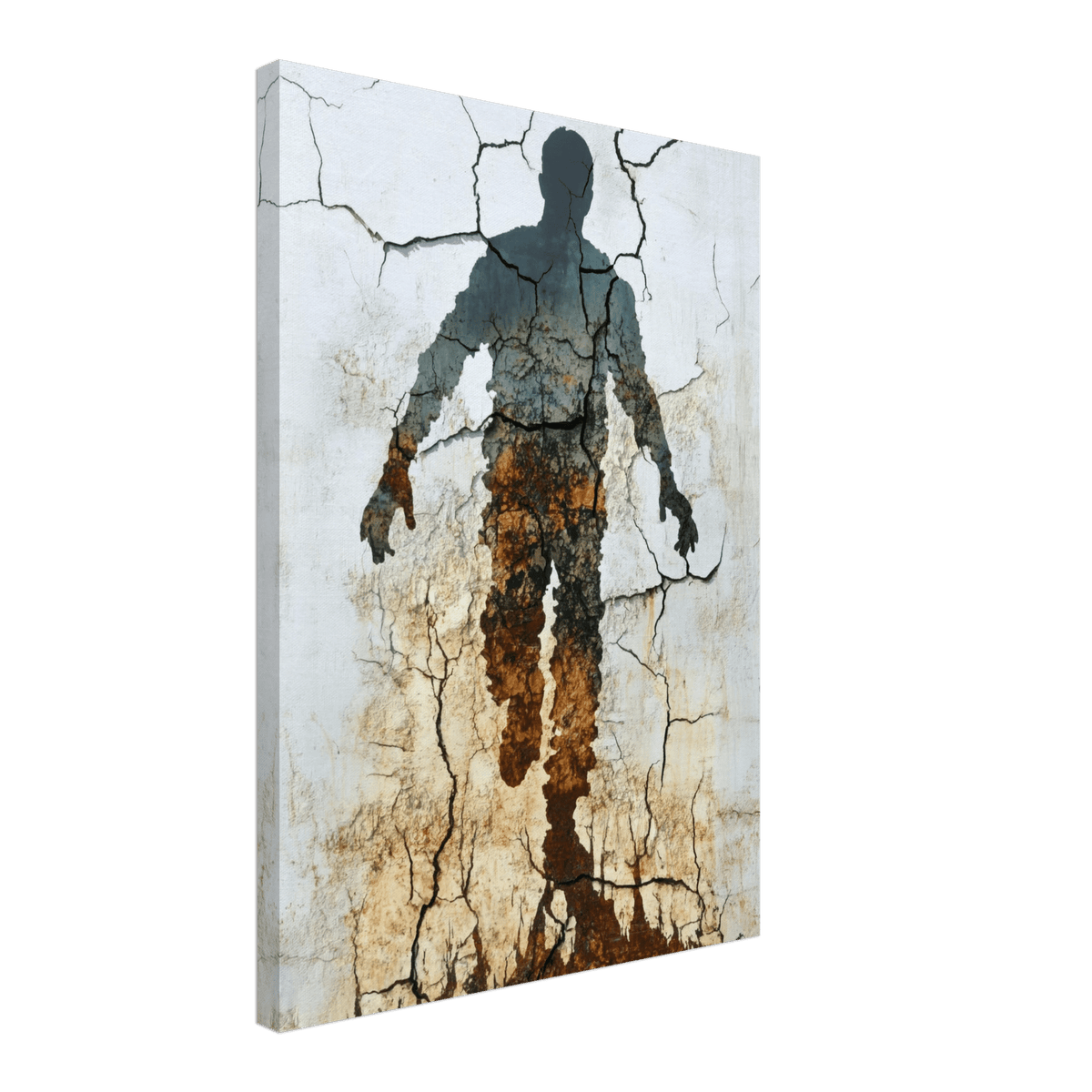 The Erosion of Thought Layers of cracked peeling 3 - Shop Ai Art WebShop - Digital Art online Store