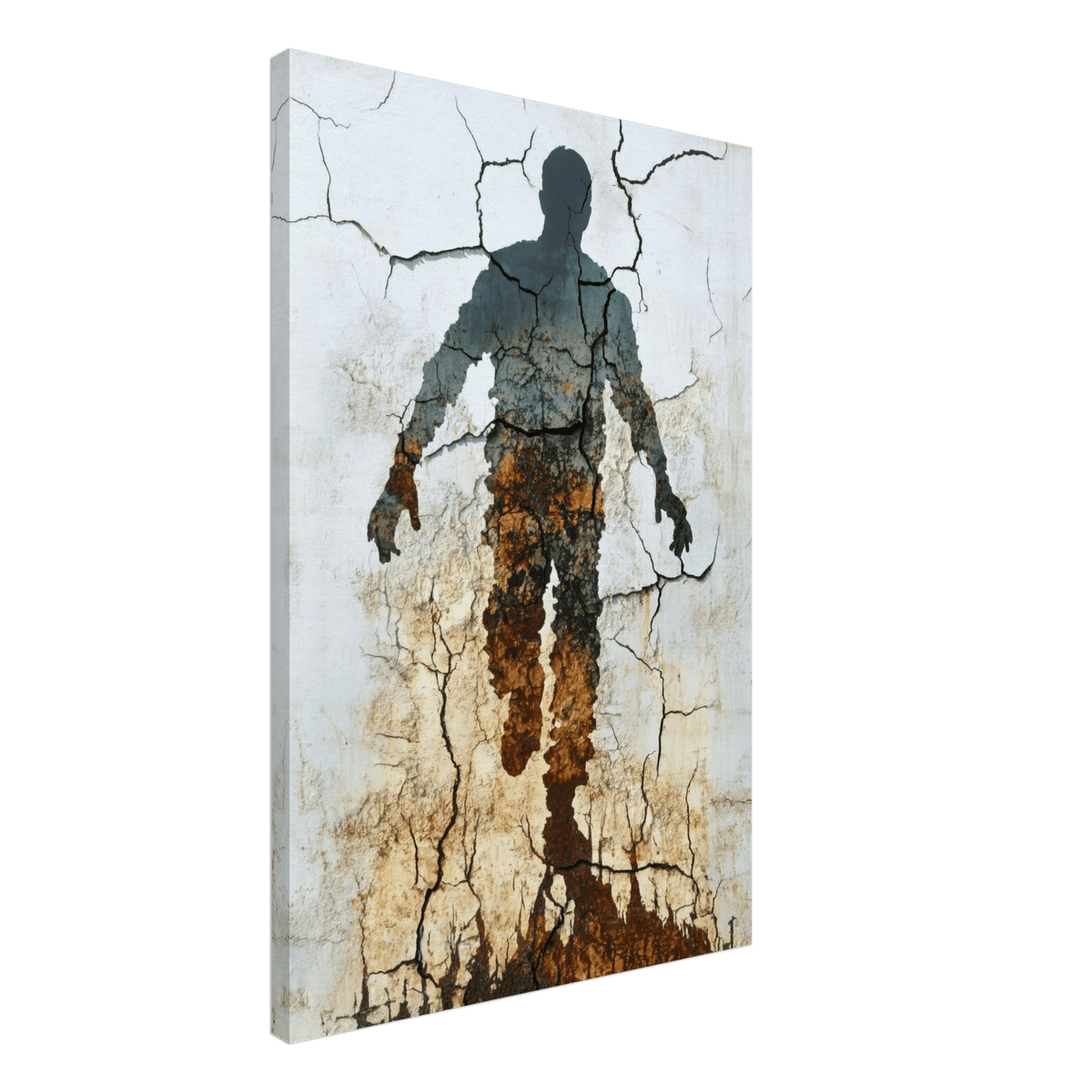 The Erosion of Thought Layers of cracked peeling 3 - Shop Ai Art WebShop - Digital Art online Store