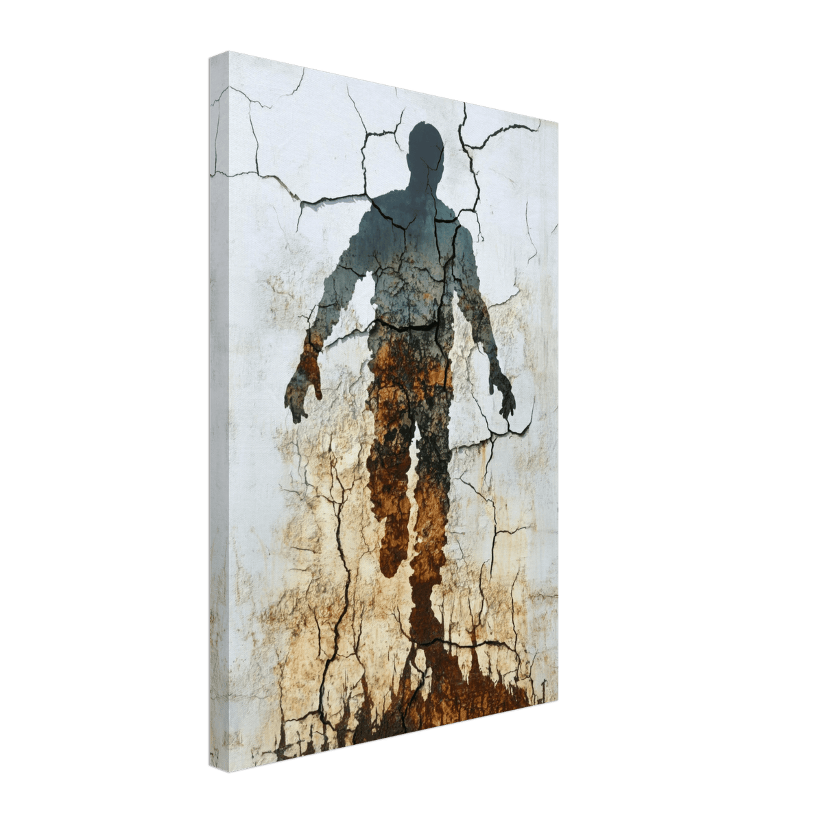 The Erosion of Thought Layers of cracked peeling 3 - Shop Ai Art WebShop - Digital Art online Store
