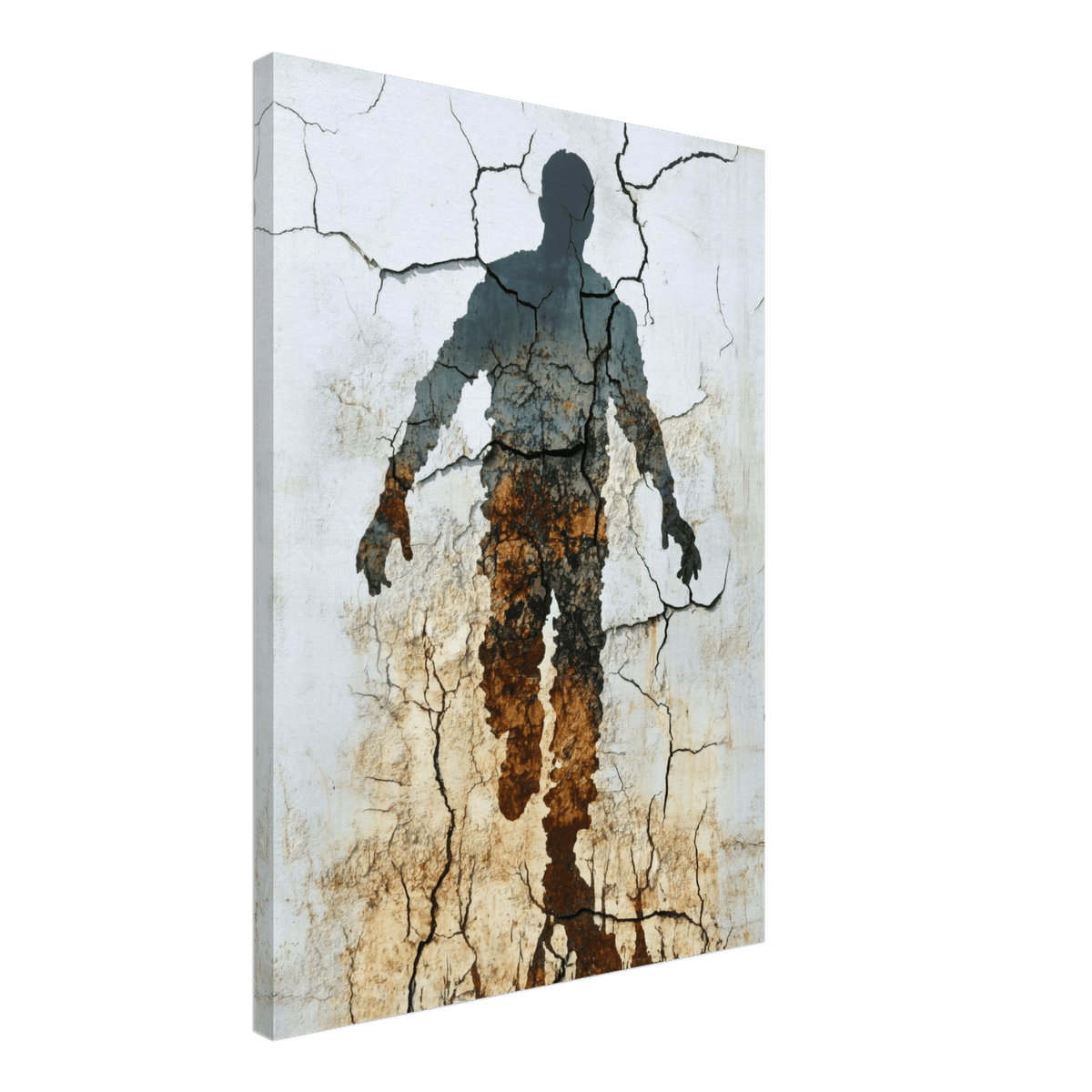 The Erosion of Thought Layers of cracked peeling 3 - Shop Ai Art WebShop - Digital Art online Store