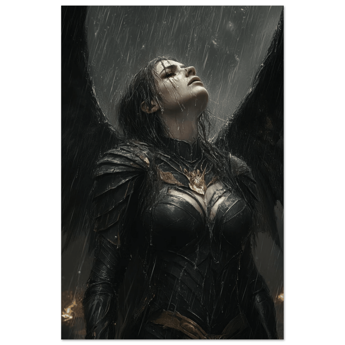 The Fallen Valkyrie Gothic Romanticism Right - Of - Shop Ai Art WebShop - Digital Art online Store