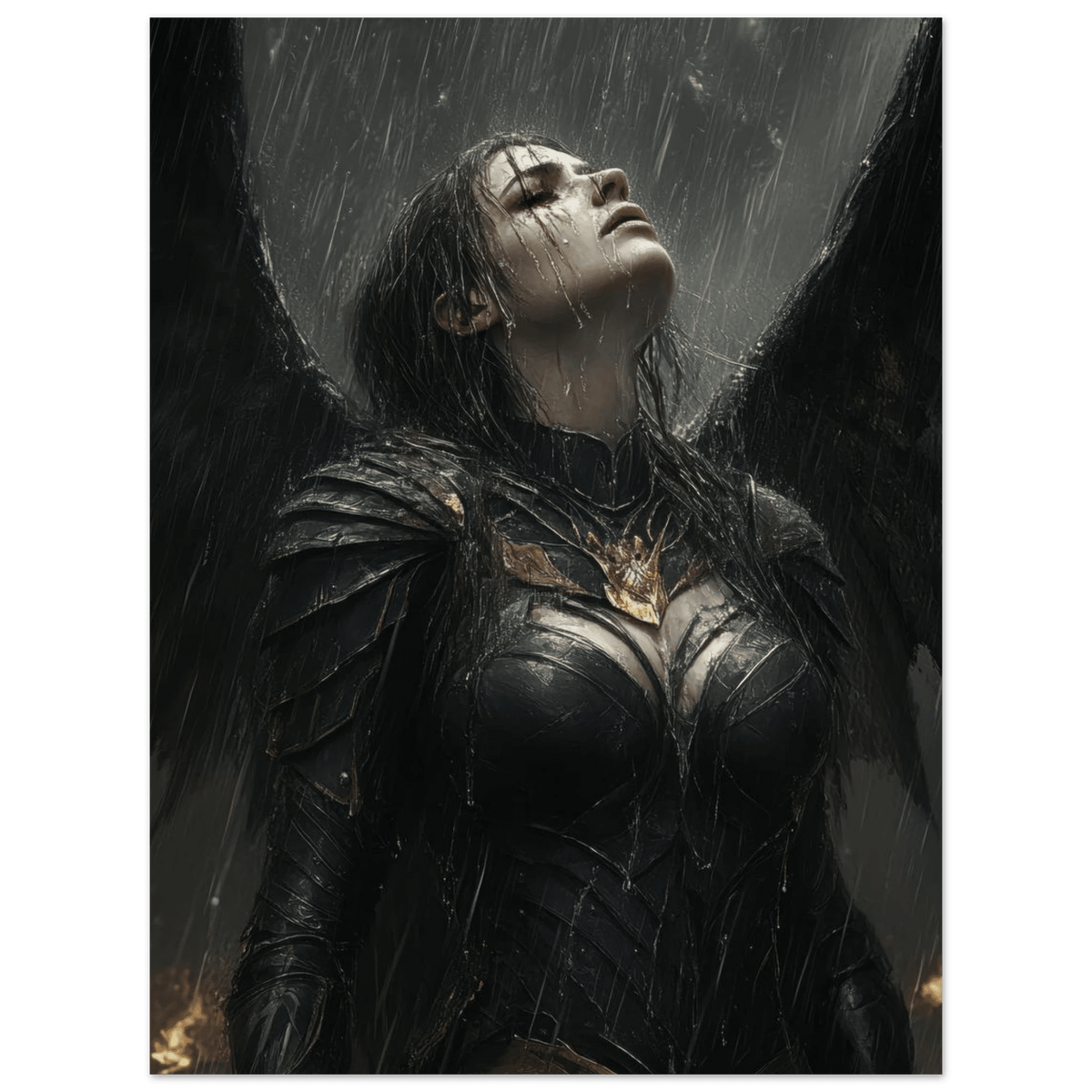 The Fallen Valkyrie Gothic Romanticism Right - Of - Shop Ai Art WebShop - Digital Art online Store