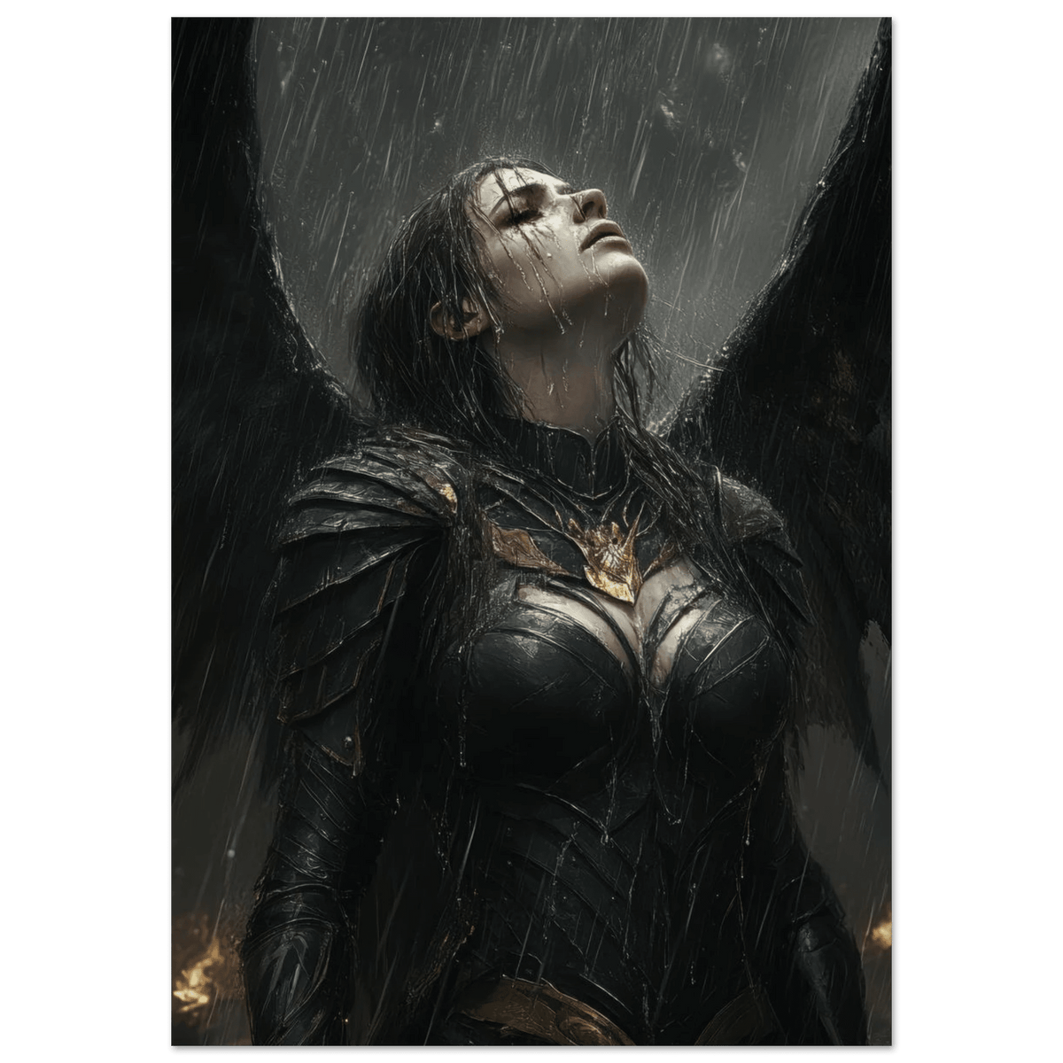 The Fallen Valkyrie Gothic Romanticism Right - Of - Shop Ai Art WebShop - Digital Art online Store