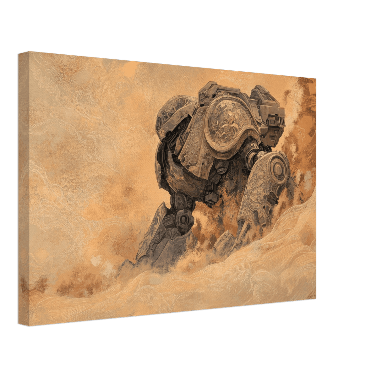 The Forgotten Titan A giant ancient mech partial 2 - Shop Ai Art WebShop - Digital Art online Store