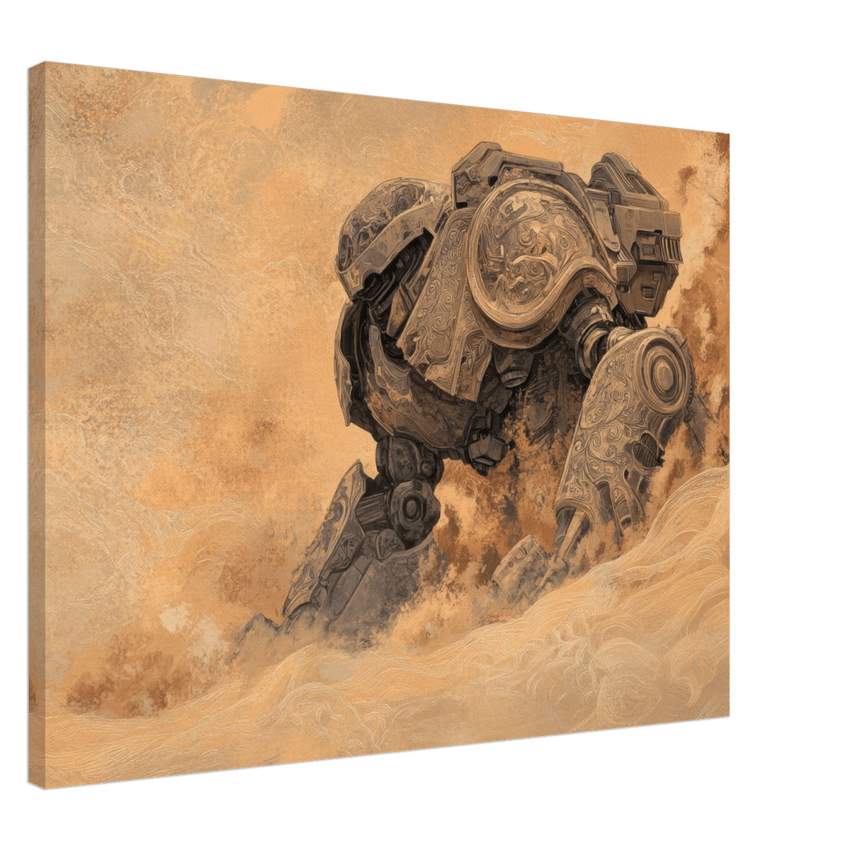 The Forgotten Titan A giant ancient mech partial 2 - Shop Ai Art WebShop - Digital Art online Store