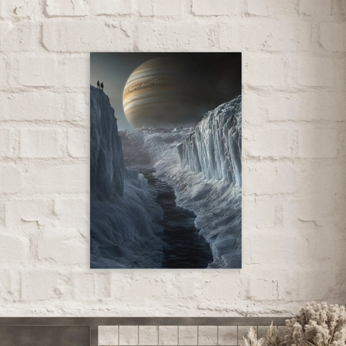 The Frozen Wasteland of Europa An expedition tea 2 - Shop Ai Art WebShop - Digital Art online Store