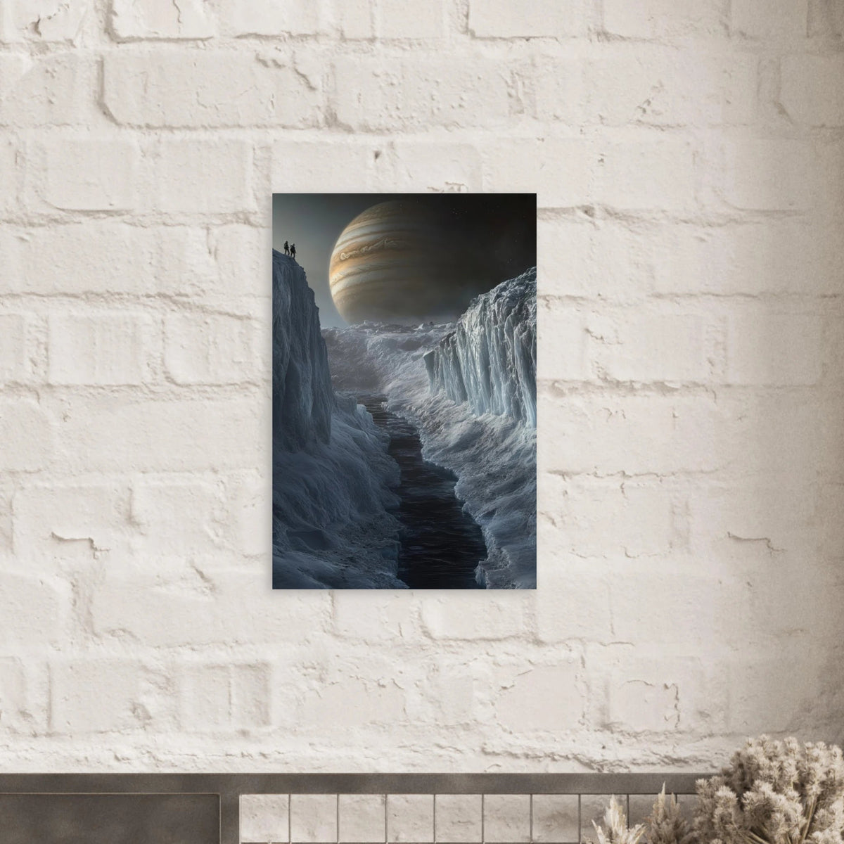The Frozen Wasteland of Europa An expedition tea 2 - Shop Ai Art WebShop - Digital Art online Store