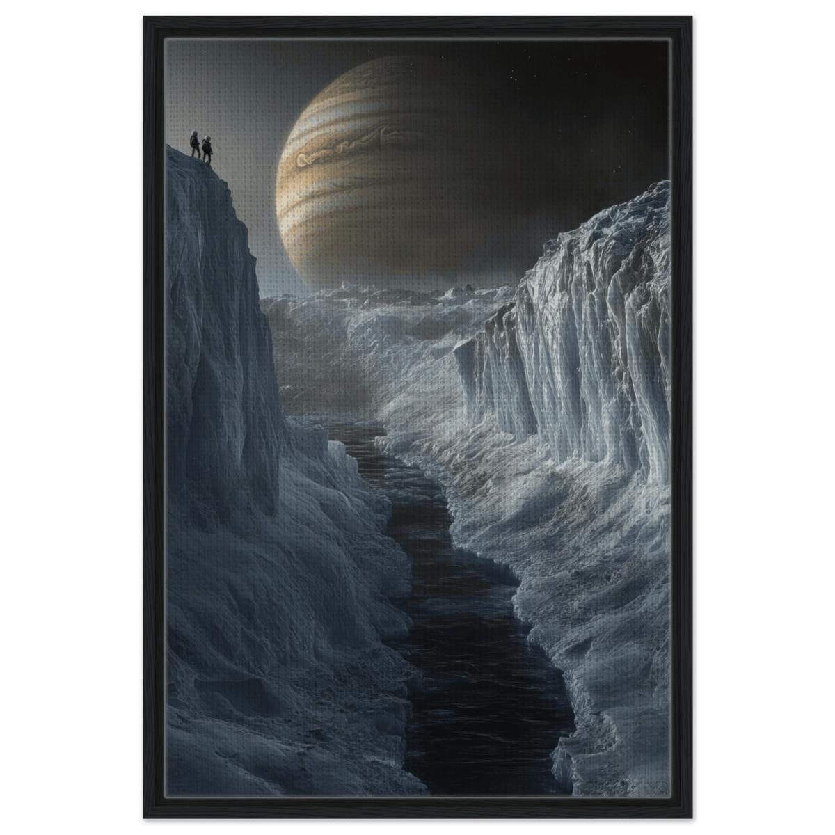 The Frozen Wasteland of Europa An expedition tea 2 - Shop Ai Art WebShop - Digital Art online Store