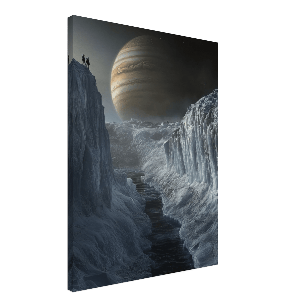 The Frozen Wasteland of Europa An expedition tea 2 - Shop Ai Art WebShop - Digital Art online Store