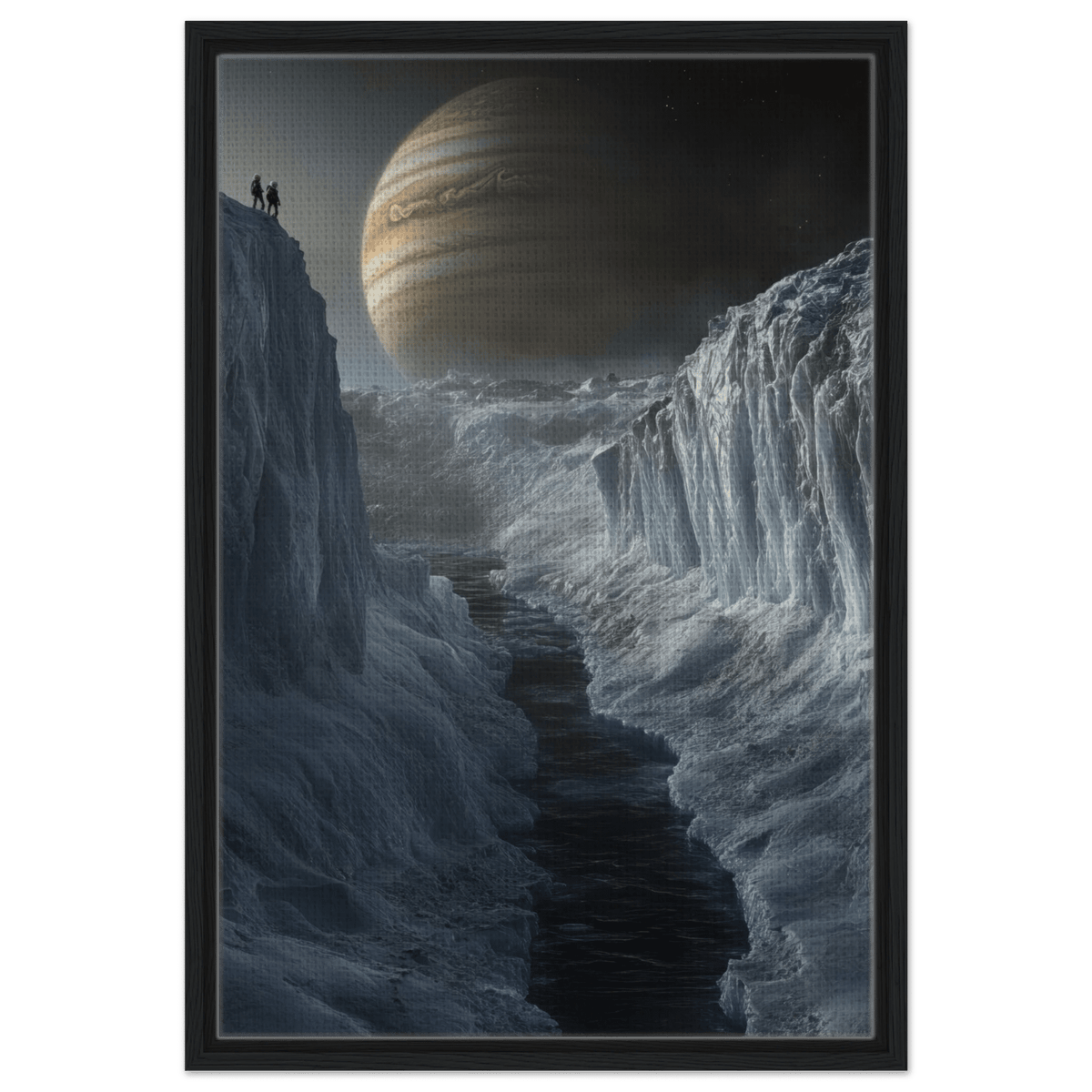 The Frozen Wasteland of Europa An expedition tea 2 - Shop Ai Art WebShop - Digital Art online Store