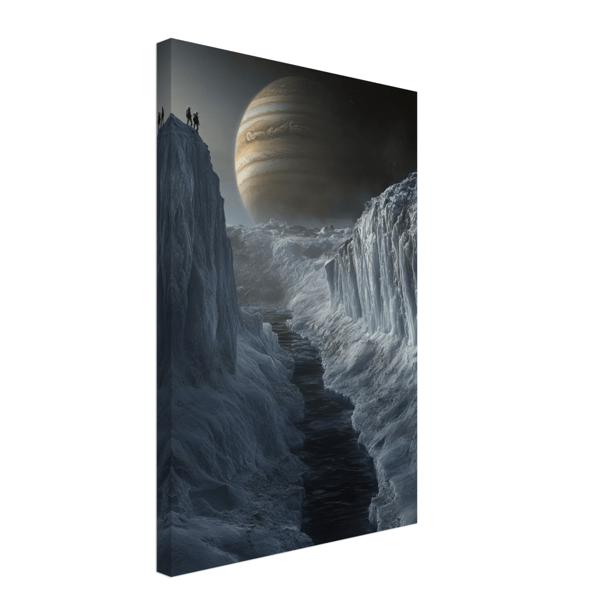 The Frozen Wasteland of Europa An expedition tea 2 - Shop Ai Art WebShop - Digital Art online Store