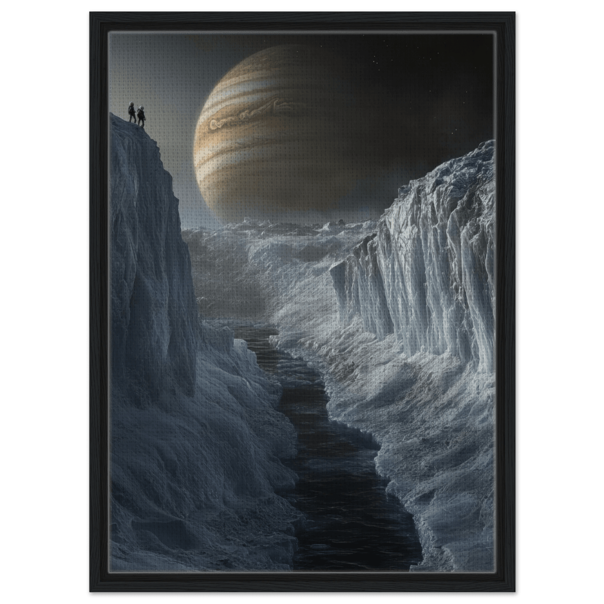 The Frozen Wasteland of Europa An expedition tea 2 - Shop Ai Art WebShop - Digital Art online Store