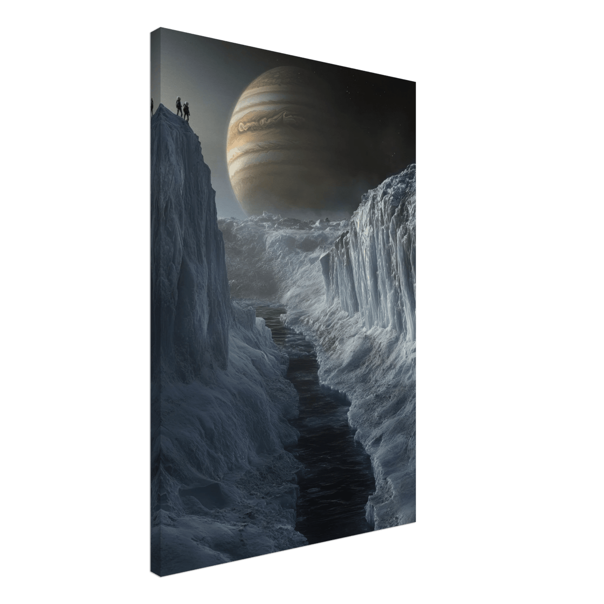 The Frozen Wasteland of Europa An expedition tea 2 - Shop Ai Art WebShop - Digital Art online Store