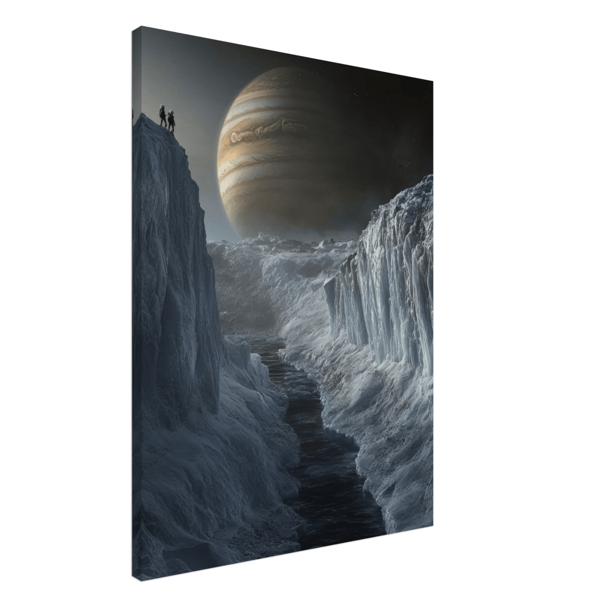 The Frozen Wasteland of Europa An expedition tea 2 - Shop Ai Art WebShop - Digital Art online Store