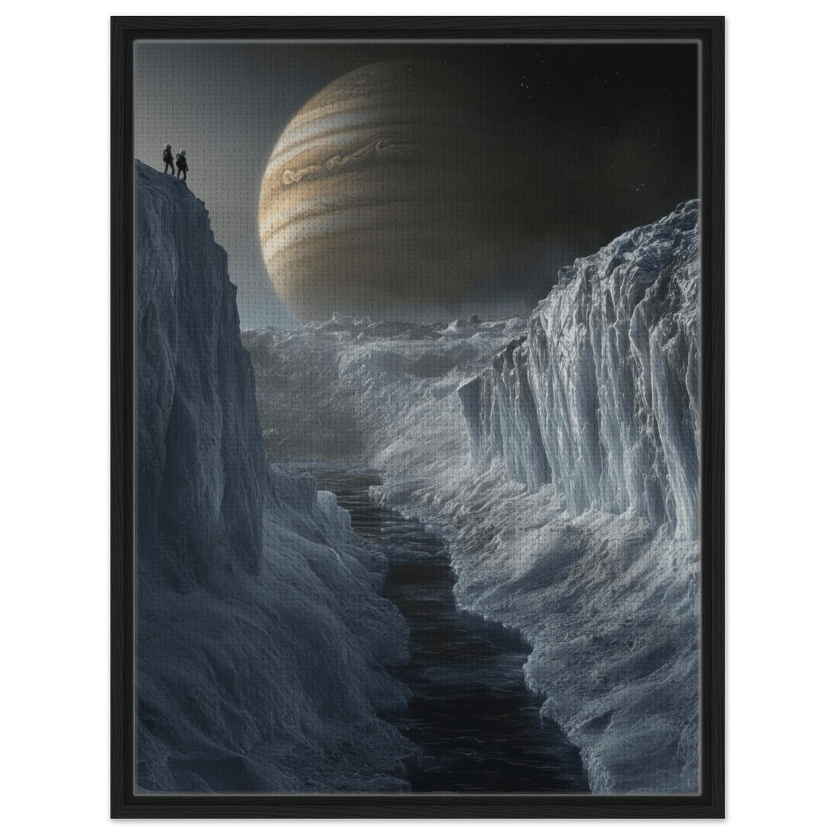 The Frozen Wasteland of Europa An expedition tea 2 - Shop Ai Art WebShop - Digital Art online Store