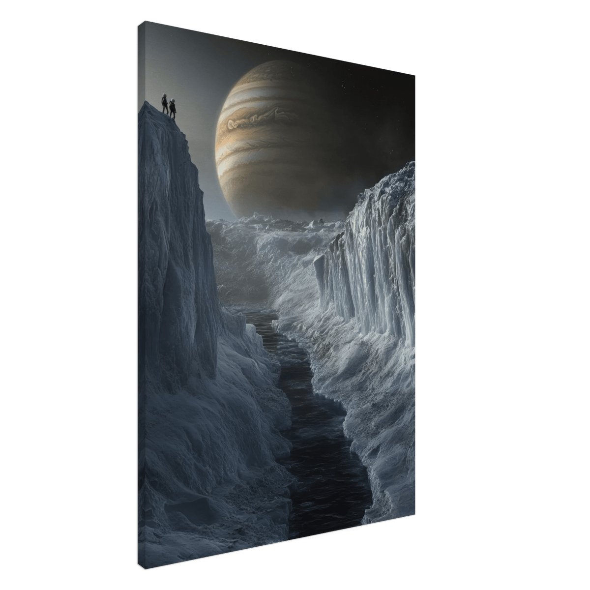 The Frozen Wasteland of Europa An expedition tea 2 - Shop Ai Art WebShop - Digital Art online Store