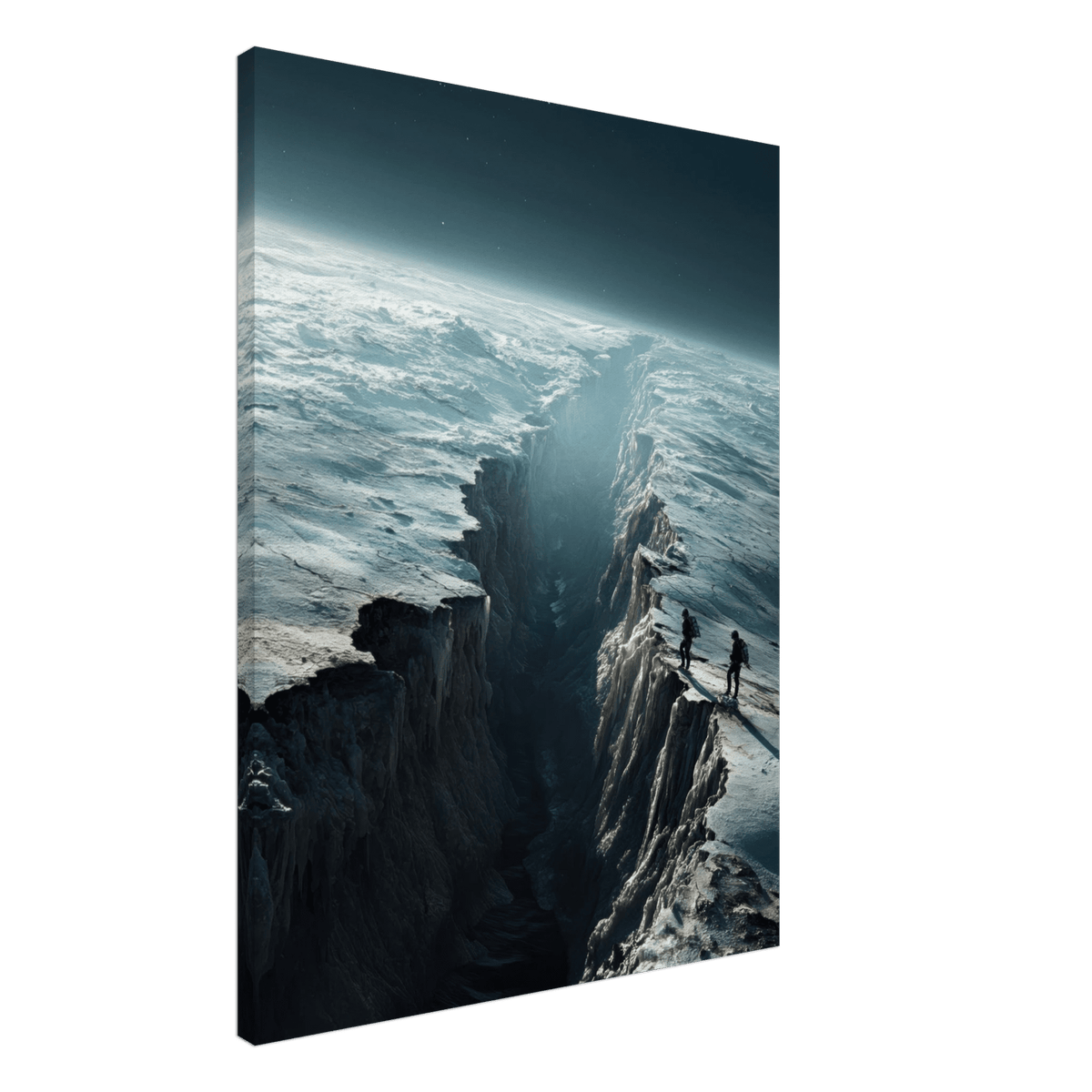The Frozen Wasteland of Europa An expedition tea - Shop Ai Art WebShop - Digital Art online Store