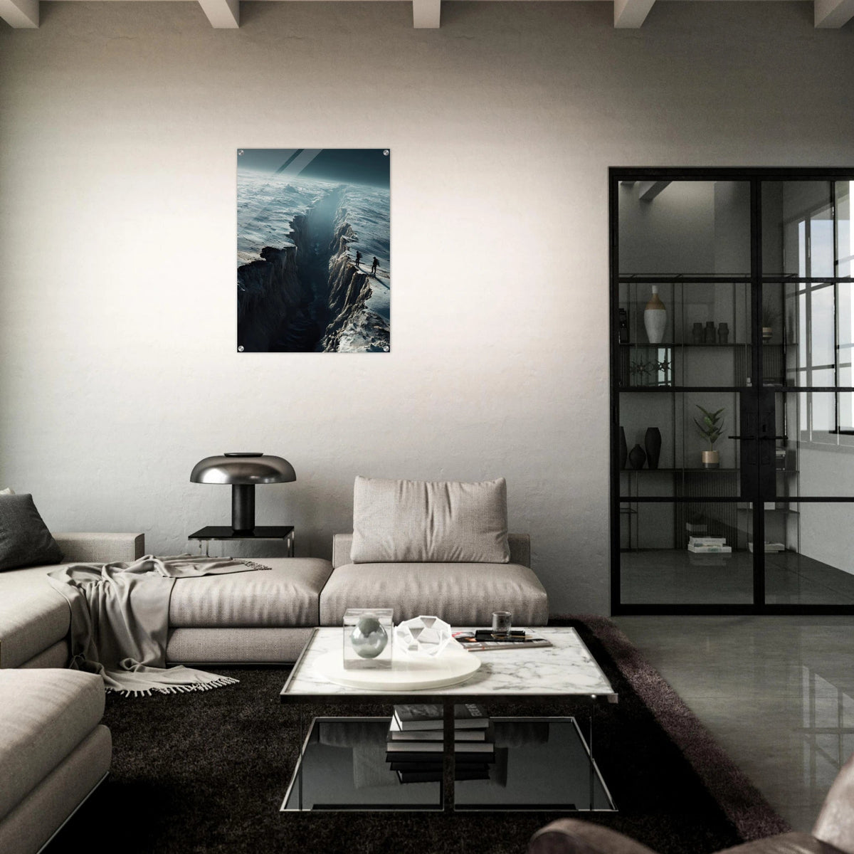 The Frozen Wasteland of Europa An expedition tea - Shop Ai Art WebShop - Digital Art online Store