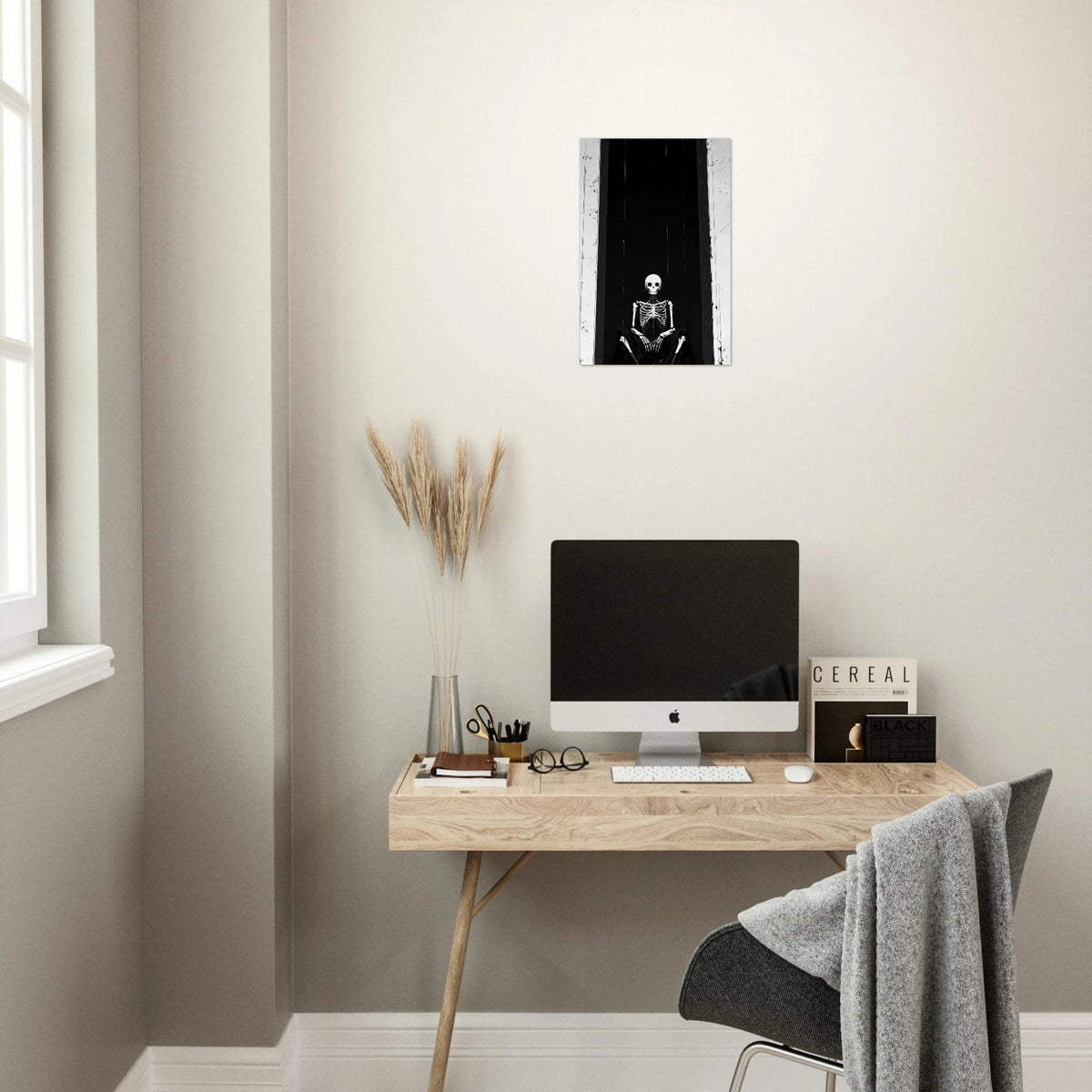 The Hollow King A haunting minimalist piece feat - Shop Ai Art WebShop - Digital Art online Store