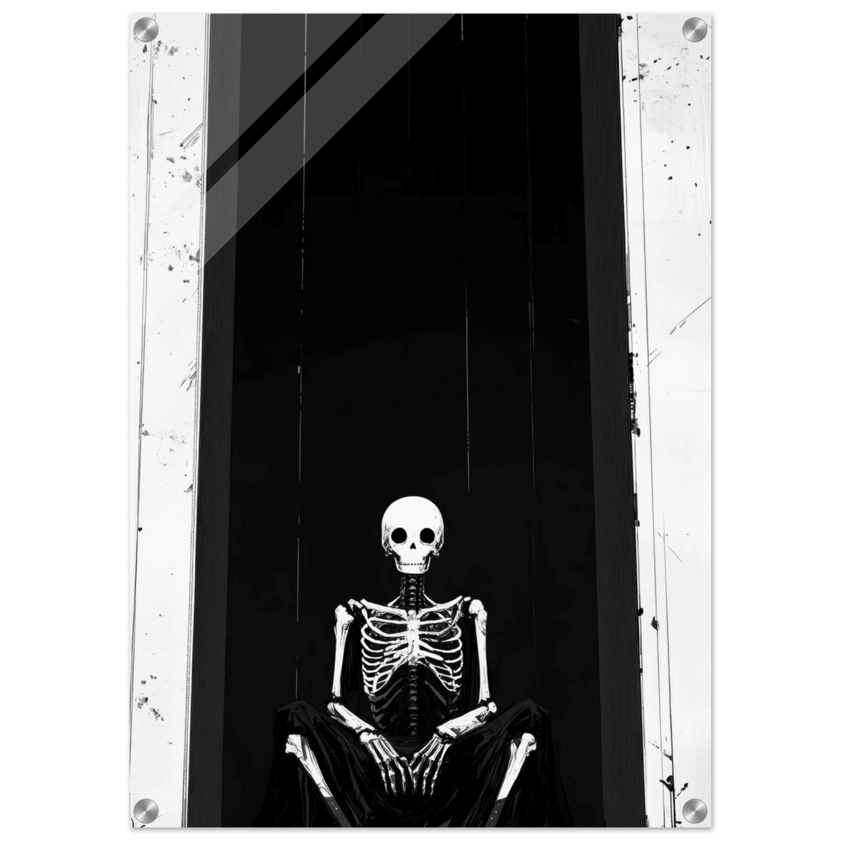 The Hollow King A haunting minimalist piece feat - Shop Ai Art WebShop - Digital Art online Store