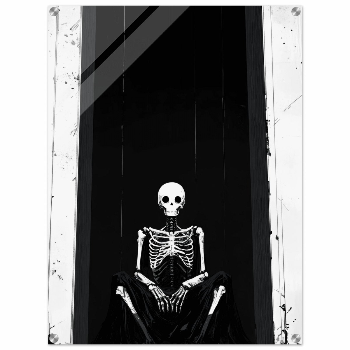The Hollow King A haunting minimalist piece feat - Shop Ai Art WebShop - Digital Art online Store