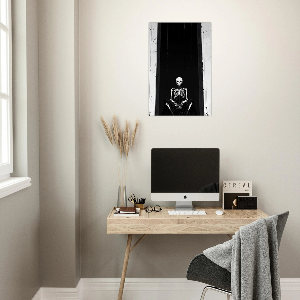 The Hollow King A haunting minimalist piece feat - Shop Ai Art WebShop - Digital Art online Store