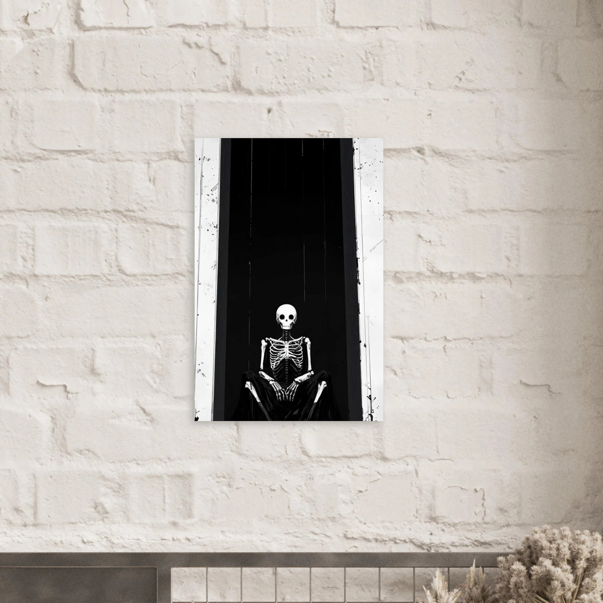 The Hollow King A haunting minimalist piece feat - Shop Ai Art WebShop - Digital Art online Store