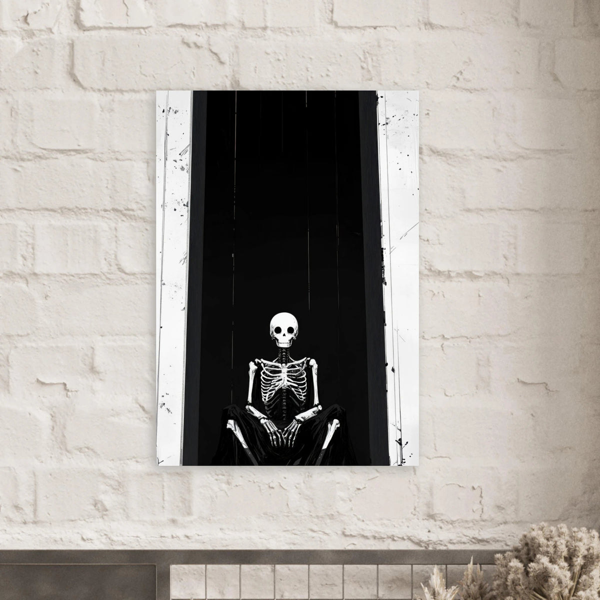 The Hollow King A haunting minimalist piece feat - Shop Ai Art WebShop - Digital Art online Store