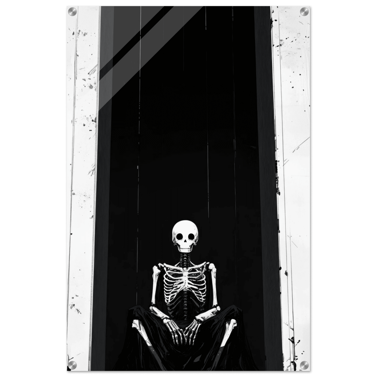 The Hollow King A haunting minimalist piece feat - Shop Ai Art WebShop - Digital Art online Store