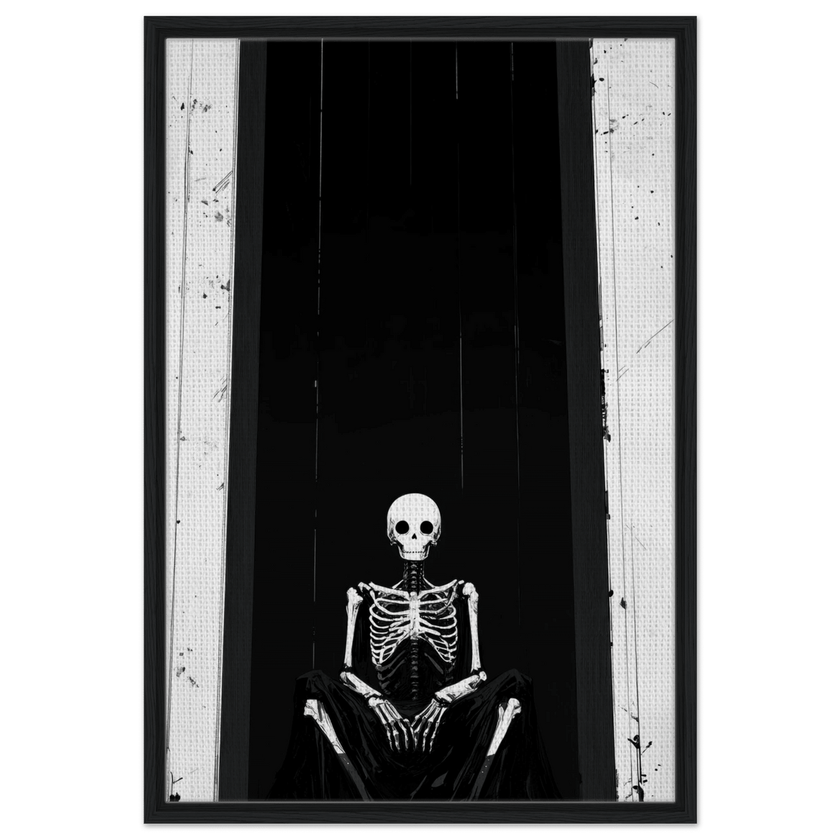 The Hollow King A haunting minimalist piece feat - Shop Ai Art WebShop - Digital Art online Store