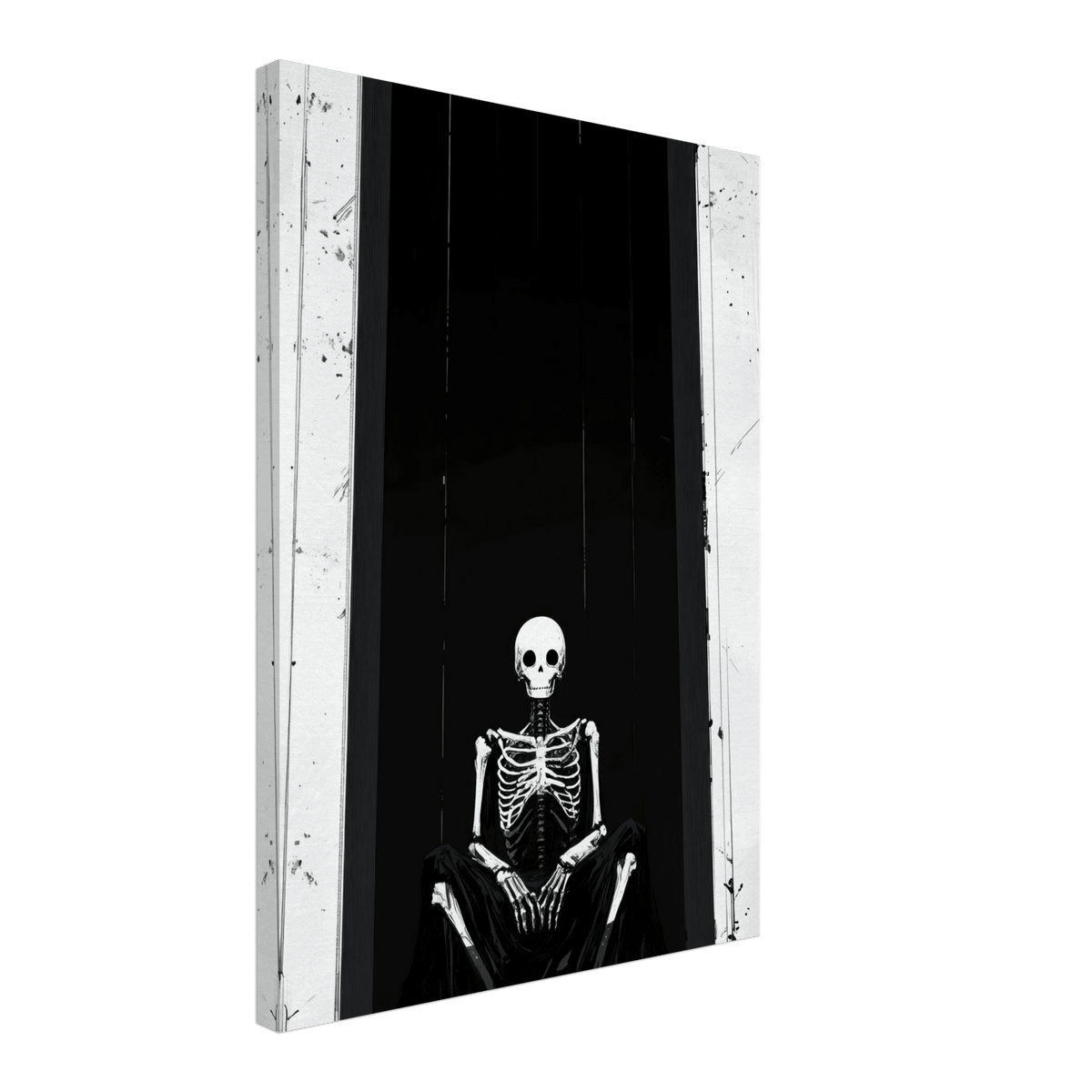 The Hollow King A haunting minimalist piece feat - Shop Ai Art WebShop - Digital Art online Store