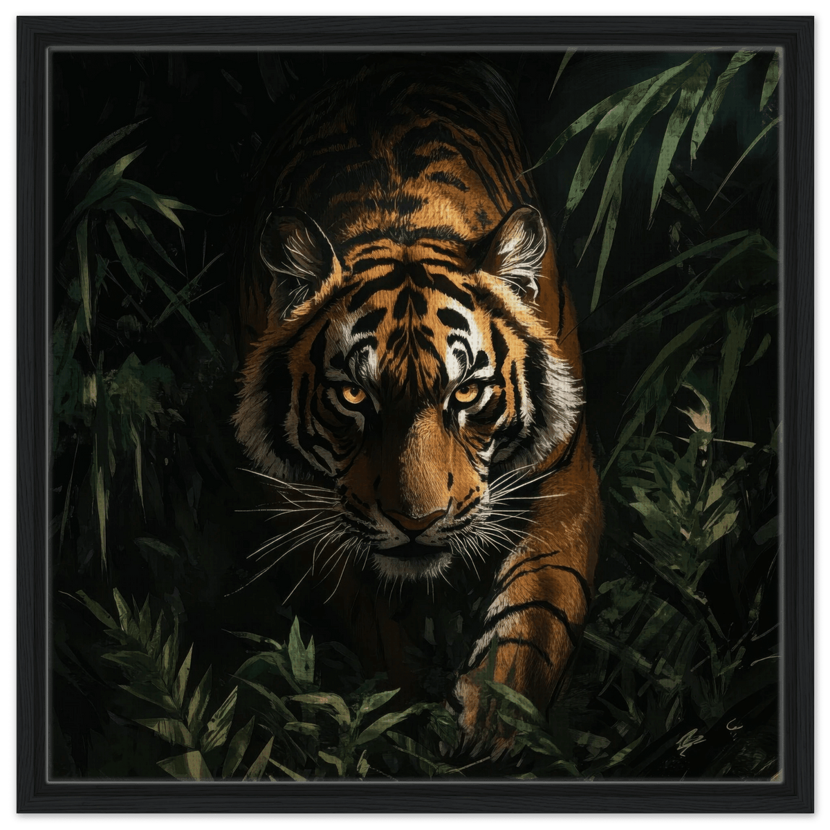 The Majestic Tiger in the Wild - Shop Ai Art WebShop - Digital Art online Store