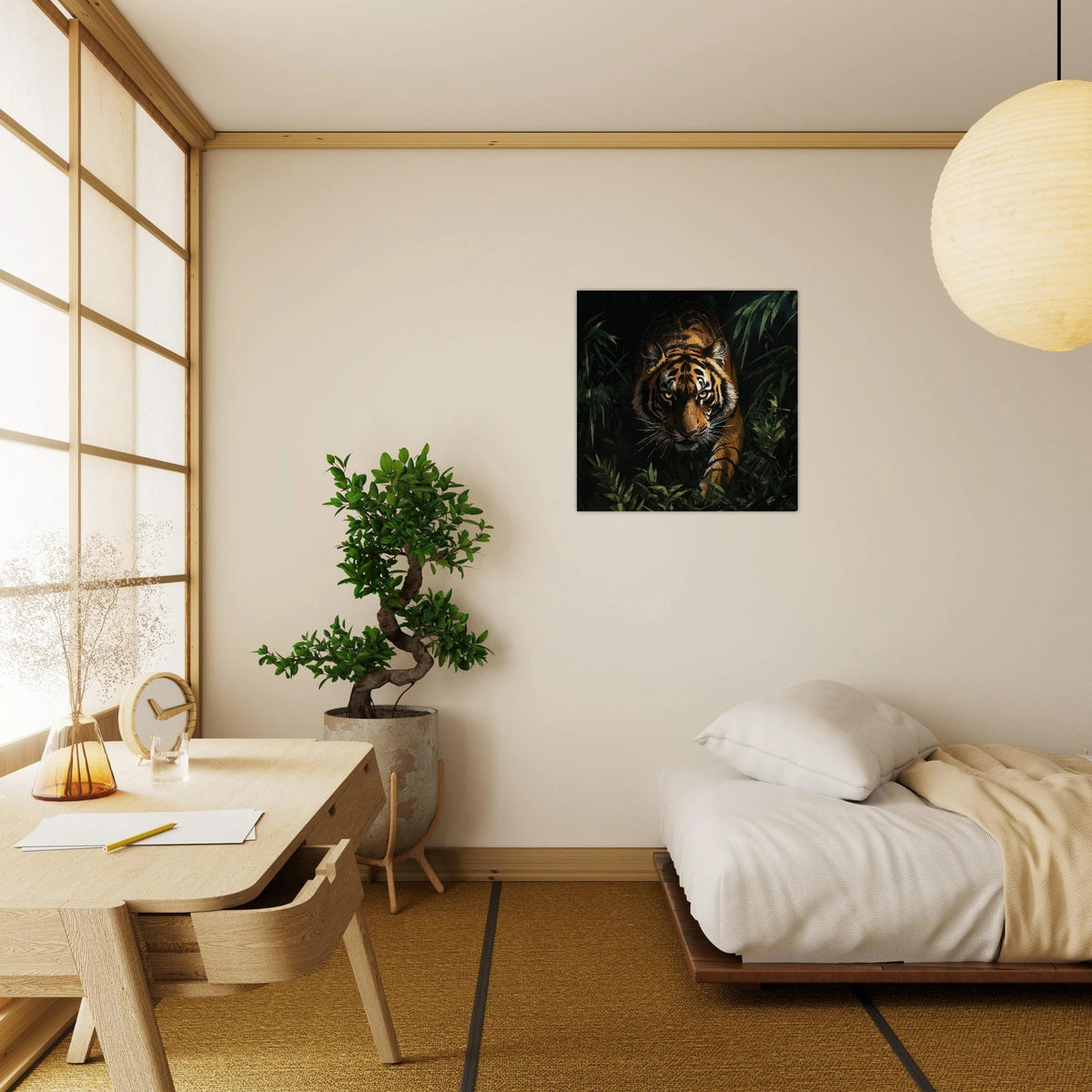 The Majestic Tiger in the Wild - Shop Ai Art WebShop - Digital Art online Store
